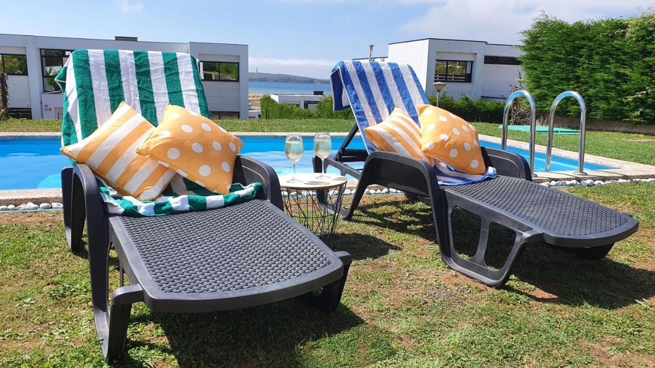 Modern 4 Double Bedroom Villa With Pool / Garden Valdoviño Esterno foto